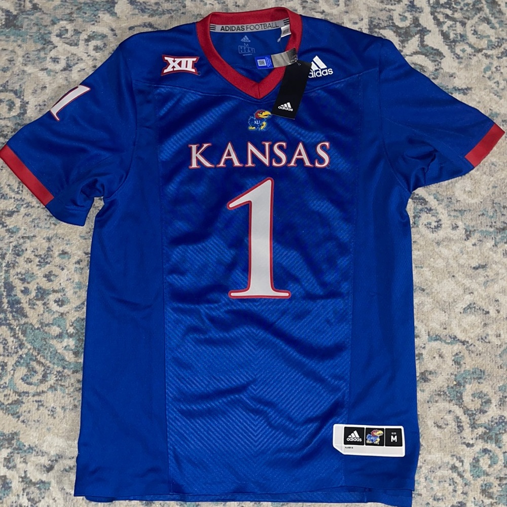 New Adidas Kansas Jayhawks NCAA Jersey